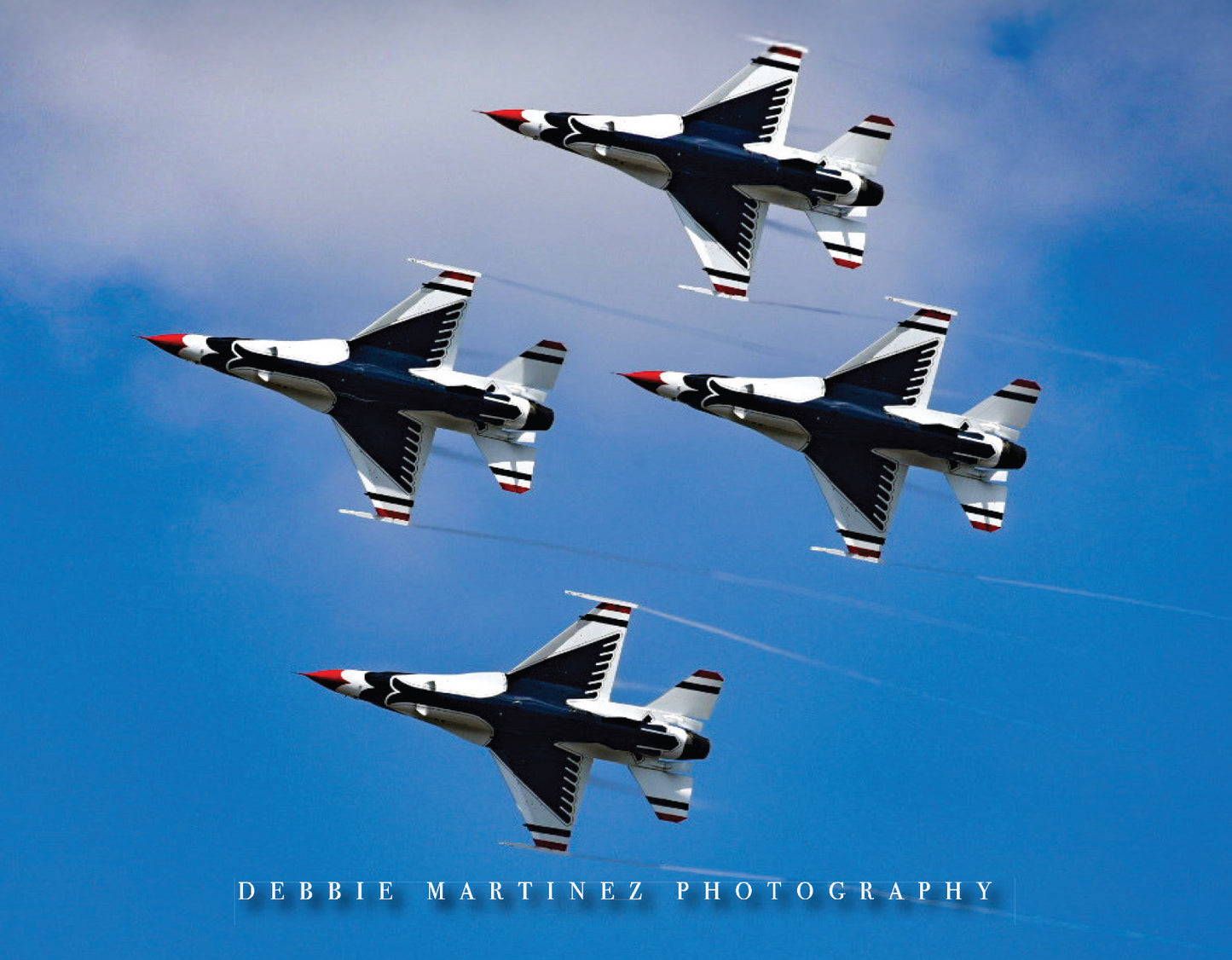 USAF Thunderbirds Formation Postcard - Cheyenne