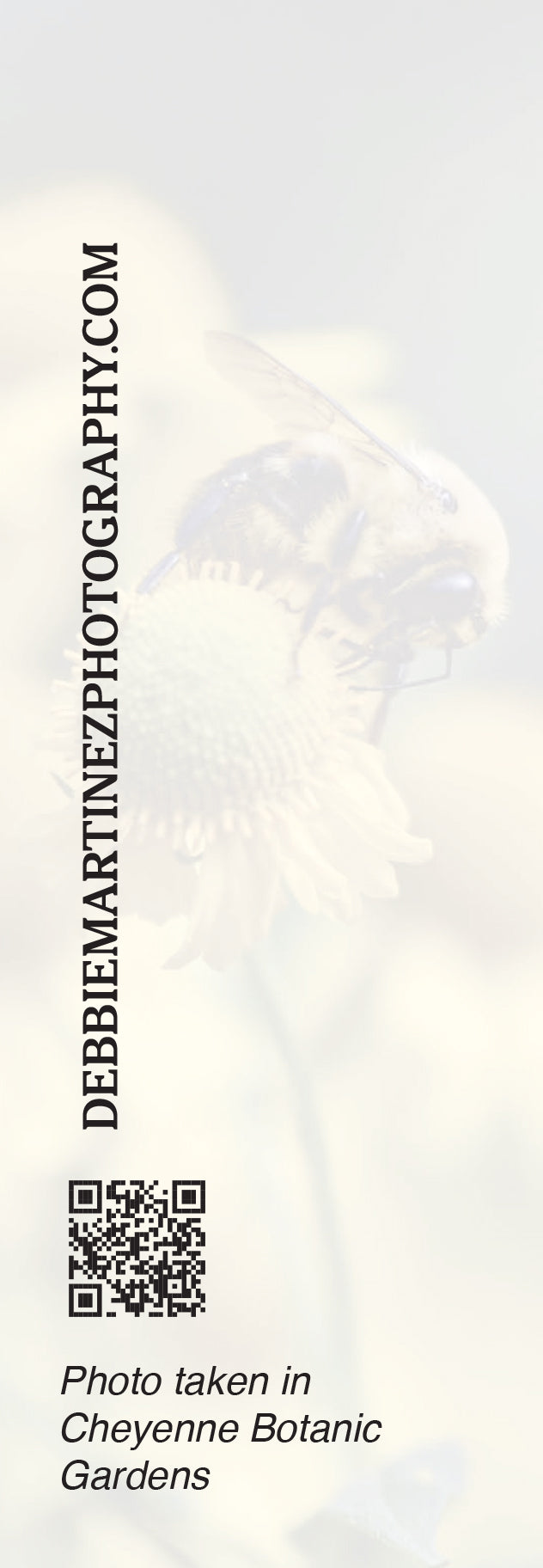 Buzzing Through This Book Bumblebee Bookmark – Cheyenne Botanic Gardens, Wyoming