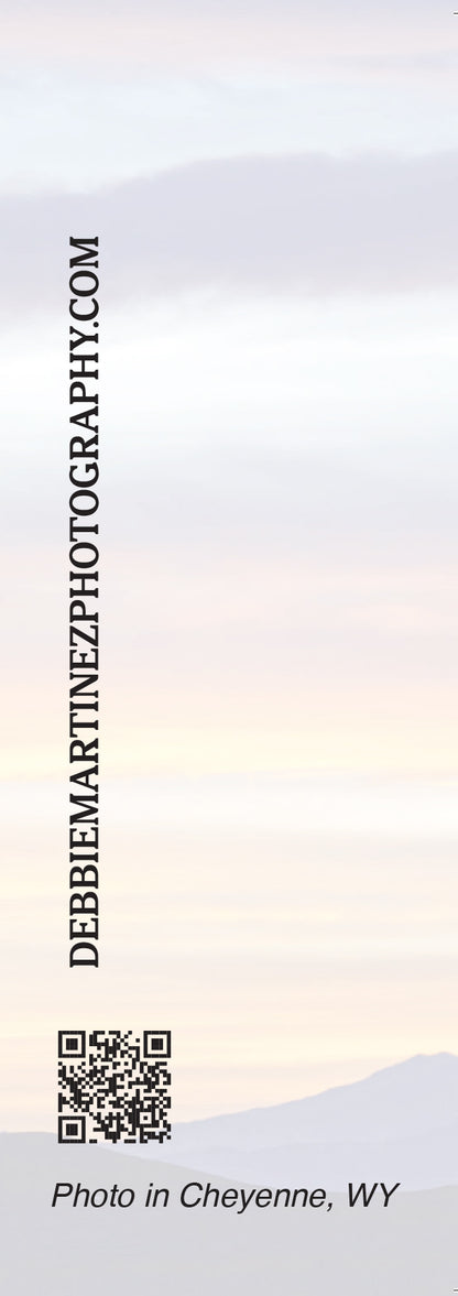 Wyoming Sunsets Bookmark – Cheyenne, Wyoming