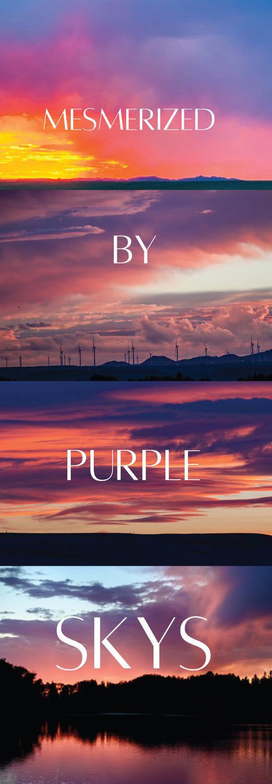 Mesmerized by Purple Skys Bookmark – Cheyenne, Wyoming
